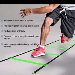 STRAUSS Agility Ladder 8M Speed Training Ladder with 8 Adjustable Rungs (Green) image 5