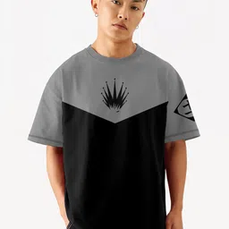 Crazymonk Men Printed Drop-Shoulder Sleeves Pockets T-shirt-picture-14