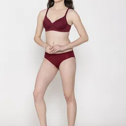 FUNAHME Women Pack of 3 Cotton Full Coverage Lightly Padded Bra image 3