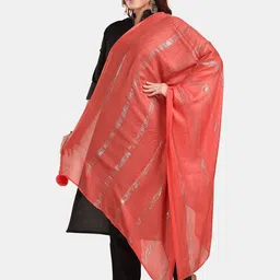 Fabme Pack Of 2 Striped Dupattas image 3