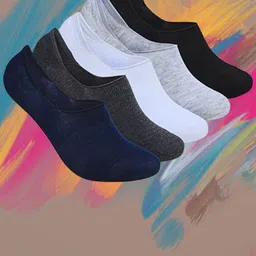 MJE Pack Of 5 Shoe Liners Socks-picture-40