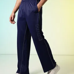 HRX by Hrithik Roshan Men Brand Logo Printed Rapid-Dry Running Track Pants image 2