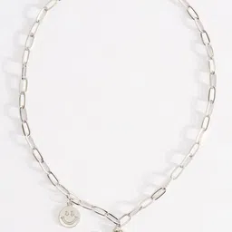 THE BEAR HOUSE Men Stainless Steel Silver Plated Chain-image-48