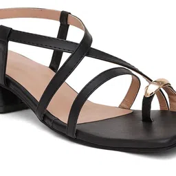 SZN Black Block Solid Heels image 5