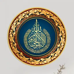 Livin'luxe Gold-Toned MDF Religious Wall Paintings-picture-40