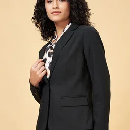 Annabelle by Pantaloons Slim-Fit Single-Breasted Blazer image 3
