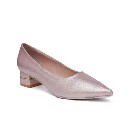 Sherrif Shoes PU Party Block Pumps with Buckles image 2