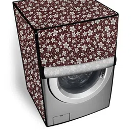 The Furnishing Tree Beige PVC Washing Machine Covers-picture-39