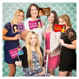 Zyozi Baby Shower Boy Photo Booth Props Multicolour - 15 Pieces image 5