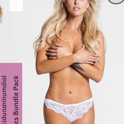 LoveAasan Women Mid-Rise Lace Nylon Thongs-picture-20