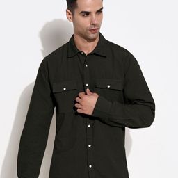 SHOWOFF Comfort Slim Fit Corduroy Casual Shirt-picture-30