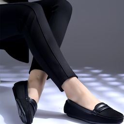 Stylestry Girls Suede Loafers-picture-35