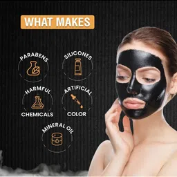 Elecsera Charcoal Purifying Cleansing Peel Off Mask - 130 ml image 3
