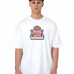 KAIDO Typography Printed Round Neck Drop-Shoulder Sleeves Cotton Oversized T-shirt-picture-10