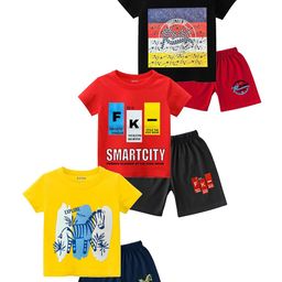 FRENCH KLEIDER Boys Printed T-shirt with Shorts-picture-20