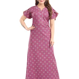 TRUNDZ Printed Maxi Nightdress-picture-36
