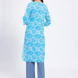 Anouk Rustic Floral Print Cotton Kurta image 5