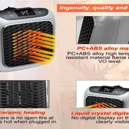 kaku Handy Heater Wall-Outlet , Electric Handy Room Heater Fan Room Heater image 5