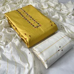 krishna boutique Unstitched Pure Cotton Salwar Suit Material Printed-picture-23