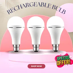 frony Rechargeable Emergency Bulb Inverter Bulb, 3Hr battery backup_Pack oF 3 UY249 3 hrs Bulb Emergency Light-picture-28