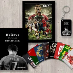 CR7 FOOTBALLER GIFTING COMBO A5 Notebook RULED 120 Pages-image-56