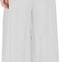 cloud star Pack of 2 Women Regular Fit Black, White Viscose Rayon Trousers image 2