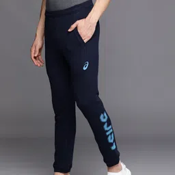 ASICS Men Slim-Fit Regular Track Pants With Graphic Logo Print-picture-28