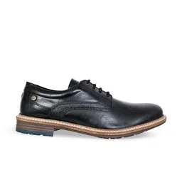 HX London Men Textured Leather Formal Derbys image 2