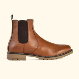 yoho Men High-Top Premium Crust Leather Winter Chelsea Boot M-001 image 5