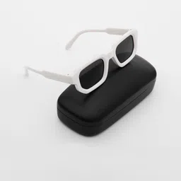 PELLE LUXUR Unisex Square Sunglasses with UV Protected Lens PL25GS31-picture-40