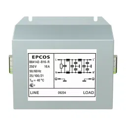 Epcos B84142B*R000 Series Screw Mount EMC Filter 1 Phase 8 Amp Current Rating 250 V AC/DC 113 mm Length, B84142B0008R000 (Pack of 8)-picture-18