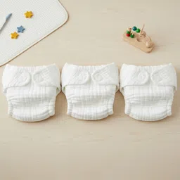 Baby Moo Set Of 3 12 Layer Absorbent Muslin Diapers-image-81