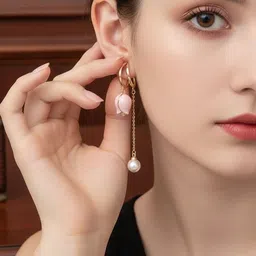 DressBerry Floral Drop Earrings image 5