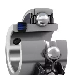 KOYO Insert Ball Bearing, Inner Dia 35 mm, Outer Dia 80 mm, Width 48 mm, UC307-22 image 3