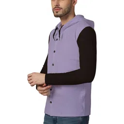 Blisstone Men Colourblocked Hooded Sweatshirt image 4