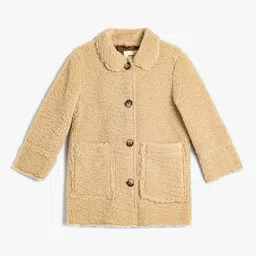 Koton Girls Shirt Collar Neck Coats image 1