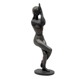 Ashnam Black Lady Yoga Figurine Showpiece-picture-31