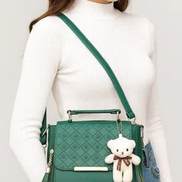 CANDY BAGS Textured Crossbody Sling Bag-picture-12