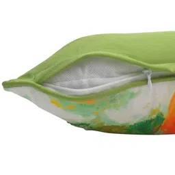 Myntra Elegant Homes Multicoloured Set of 2 Floral Square Cushion Covers image 2