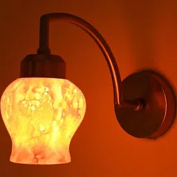Somil Orange Night Glass Wall Lamp-image-66
