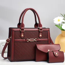 CORSICA Women Geometric Textured PU Structured Sling Bag with Cut Work-picture-21