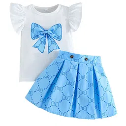 StyleCast x Revolte Girls Printed Top with Skirt-picture-5