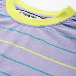 The Roadster Lifestyle Co. Striped Relaxed Fit T-shirt image 4