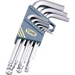 Tone Ball Point L-Shaped Wrench Set Tip Ball Point Type, Bs900 (9 Pcs Set)-image-5