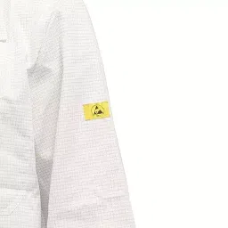 SCHOFIC Antistatic ESD Safe Lab Coat/Jacket Full Sleeves Unisex White Size - M image 3