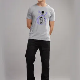 ADRO Men Graphic Printed Graphic Print Others Round Neck Cotton Tshirt image 5