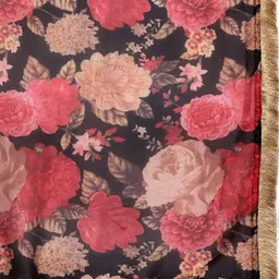 Varanga Women Maroon & Gold-Toned Anarkali Kurta With Dupatta image 3