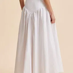JC Mode Flared Pleated Maxi Skirt image 4