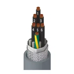 Alpha Wire Multicore Industrial Cable 7 Core Grey 30.5 m Length, 901807CY SL005-picture-23