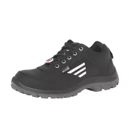 Acme Triton Steel Safety Shoes PU Sole Low Ankle Black Nubuck Finish Microfiber Size UK 8-picture-31
